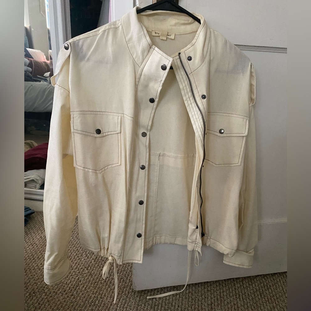 Cream lightweight jacket!